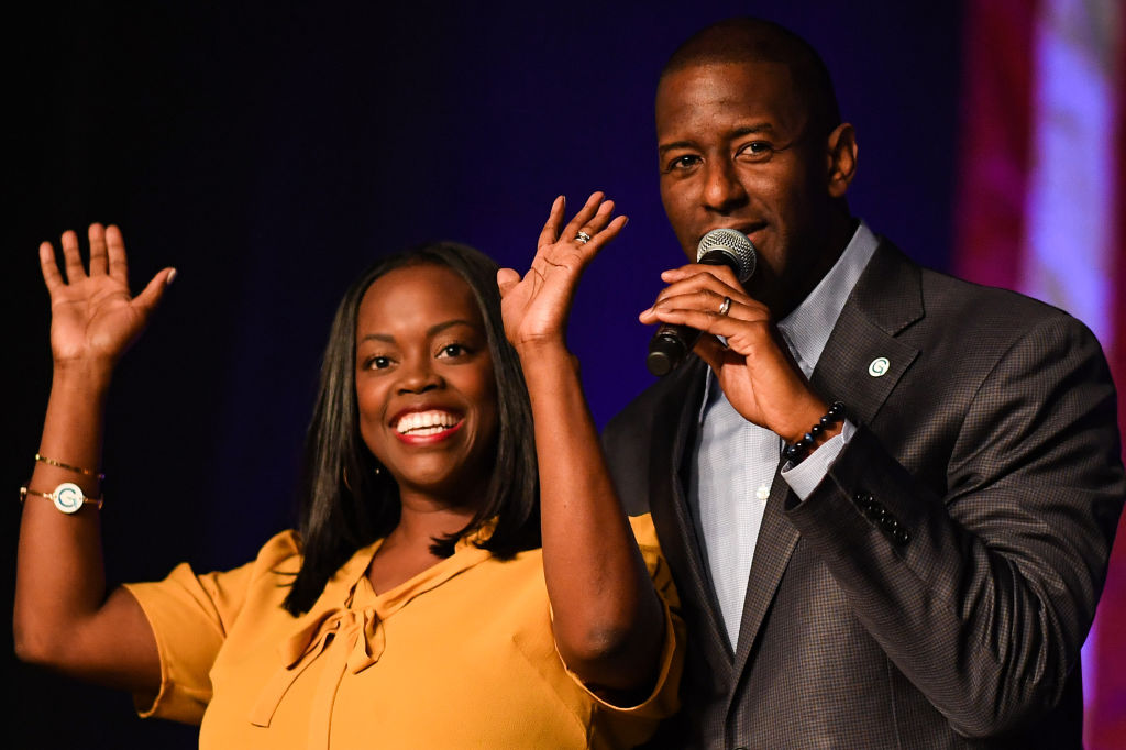 Florida Gubernatorial Candidate Andrew Gillum Campaigns With Julian Castro And Valerie Jarrett In Orlando