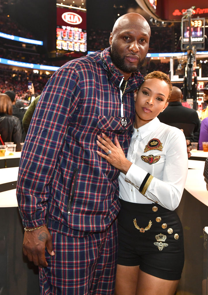 Celebrities Attend Los Angeles Lakers vs Atlanta Hawks