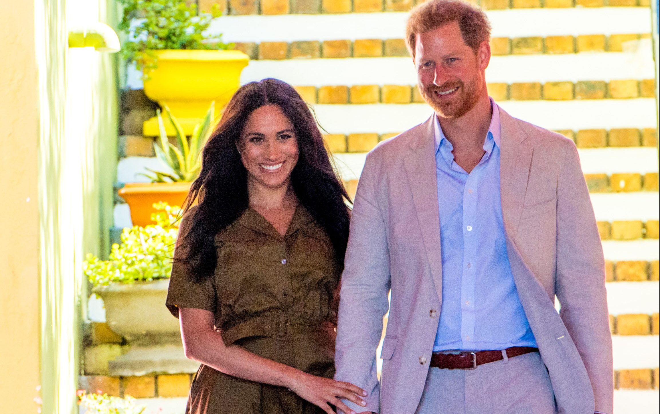 NP Cape Meghan Markle, Duchess of Sussex, and Prince Harry ,son Archie