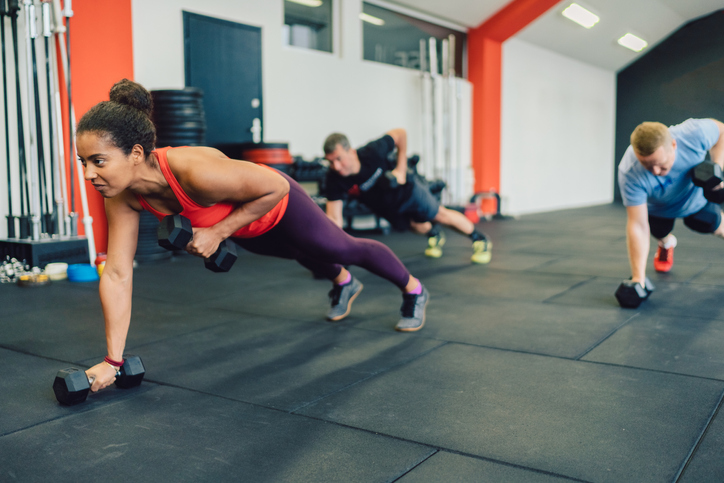 Cross training, Dumbbell Push-ups