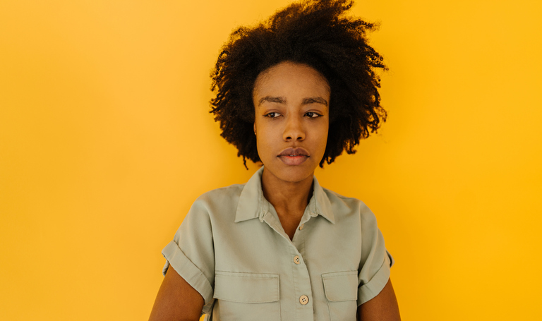 Portrait of an African American woman