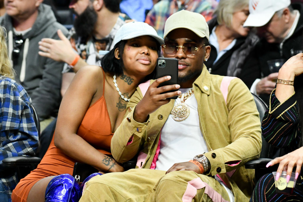 Celebrities At The Los Angeles Clippers Game