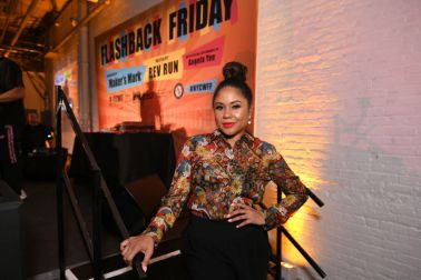 Angela Yee at the Food Network & Cooking Channel New York City Wine & Food Festival presented by Capital One - Flashback Friday presented by Maker's Mark hosted by Rev Run with special appearance by Angela Yee